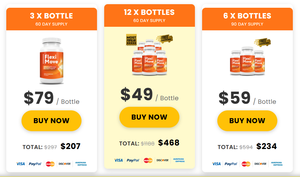 Flexi Move Pricing Image